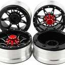 1.9 inch Metal Beadlock Wheel Rims Hubs for Axial SCX10 I II III 90046 SCX10 PRO Capra TRX4 RC4WD D90 1/10 RC Rock Crawler Upgrade Part