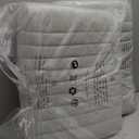 Criss Cross Chair with Wheels,Thick Padded Fabric Cross Legged Office Desk Chair with Pocket Springs Cushion,Dual-Purpose Base,Wide Adjustable Computer Home Office Vanity Chair,Mint Green