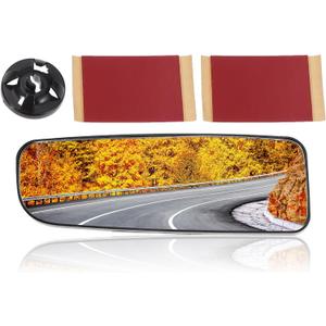 Lower Left Side Mirror Replacement Non-Heated for Nissan Titan 2004-2015 Rear View Mirror Glass with Backing Plate