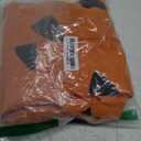 Halloween Cavemen Cosplay Costume for Men Adult Halloween Party Funny Simple Orange Tunic Outfits
 L