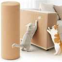 78.7"X15.8" Cat Scratching Mat, SelfAdhesive Cat Scratch Carpet, DIY Cats Scratch Furniture Protector for Couch, Sofa, Wall & Door, Durable Furniture Guards Couch Scratcher from Cats Claws (Beige)