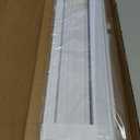 UNISHADES No Drill Blinds for Windows 1" Vinyl L-Shaped Slats Cordless Mini Blinds for Home, for Window Size 22" W 48" H White