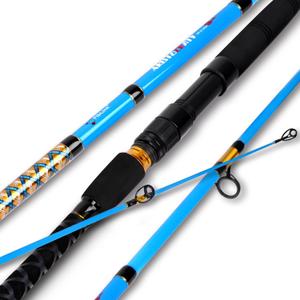 Fiblink Surf 3-Piece Fishing Rod Spinning Carbon Fiber Travel Fishing Rod 12ft (Spin - 3pc - 12ft)