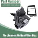 Air cleaner Air Box Filter Box 16500-JG30A Compatible with Nissan Rogue 2.5L 2008 2009 2010 2011 Replace 4445085266 Intake Air Cleaner