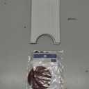 Fast Drying Stone Faucet Mat for Kitchen Sink with Raised Feet, Water Absorbent Diatomite Stone Sink Tray, Faucet Sink Splash Guard, Prevents Moisture Buildup, Durable Protector for Bathroom Counter (20" x 4", White Gray Style 1)