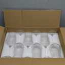 YANGNAY Wine Glasses Set of 6, 13 Oz Red or White Wine Glass with Stem, Perfect for Home, Restaurant, Dishwasher Safe (Clear)