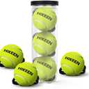 Hikeen Premium Tennis Trainer Rebound with Metal Base,Portable Solo Tennis Trainer Set with 3 Highly Elastic String Balls,Tennis Practice Equipment for Adult Kids an Beginners