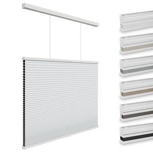 Changshade Top Down Bottom Up Blackout Cellular Shades, Cordless Honeycomb Blinds for Windows, 100% Light Blocking & Total Privacy for Day Sleepers, 26.5" W x 72" H, White