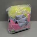 Womens Aerobics Costume 80s Workout Outfit 90s Accessories Set Retro Jogging Suit Waist Bag Gym Yoga Running (Small, Pink)