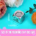 9 x Valentines Day for Him Gifts, Men Gifts for Him Valentines Day, Anniversary for Couple Boyfriend Husband Gift, Funny Date Night Dice for Men Couple, Birthday Wedding Gift