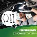 Lower Control Arm compatible for: Model 3 2017-2023, Set of 4
Control Arm with Ball Joints replacement OE: 1044354-00-A,1044359-00-A,1044341-00-D,X60CJ1014