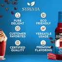 Syruvia Sugar Free Coffee Syrup, Red Velvet Flavored Syrup for Drinks, Lattes, and Desserts 25.4 Fl Oz