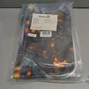 MEHOFOND Halloween Shower Curtain Sets 4Pcs with Shower Curtain,Non-Slip Rugs,Toilet Lid Cover, Bath Mat and 12 Hooks Castle Moon Night Scary Evil Pumpkin Halloween Bathroom Decor Set