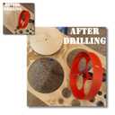 10 Inch Hole Saw with Arbor for Metal Wood Plastic, 10 in Bi-Metal Hole Cutter for Different Project with Smooth and Flat Drilling Edge, Fast Chip Removal, Lighter and Portable