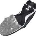 Under Armour Men's Harper 8 Mid RM, (001) Black/Black/Metallic Silver, 10.5, US