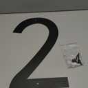 15 Inch Large house Numbers for Outside Modern,Extra Large Address Numbers for House Black Metal House Numbers Floating Modern Address Number 2