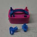 Balloon Pump Electric, Portable Automatic Dual Nozzle Inflator 110V 600W with Tying Tools for Birthday Gender Reveal Baby Shower Balloons Party Decorations (Rose Red)