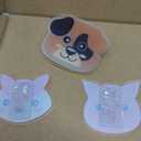 Crtiin 24 Pcs Cute Bag Clips Funny Animals Shaped Fruit Kitchen and Food Bag Clips Binder Paper Plastic for Airtight Seal Food Storage