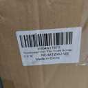 Yuzehuaza 3-Tier Over The Toilet Storage Shelf, Metal Over Toilet Bathroom Organizer with Dividers, Freestanding Bathroom Space Saver Rack with Adjustable Shelf & Feet, White