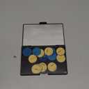 Magnetic Makeup Palette Empty Set, With Mirror and Adhesive Magnetic Stickers Eyeshadow Palette, for Custom Eyeshadow Blush Powder Storage Organization By Professional Artists Home Users