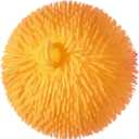 Orange Puffer Balls 7 Inch Stress Stretchy Sensory Ball Spiky Stress Relief and Sensory Stimulation for Fun Fidget Anxiety Game Classroom Prizes Party Favors (Orange)