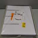 Lifewit 2 Pcs Glass Storage Box with Dividers, Stackable Cationic Hard Shell Stemware Containers with 24 Cells, Foldable Dustproof China Containers for Moving, Light Grey, 37 x28x27cm