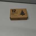 12 Pcs Christmas Tree Decorations, 1.18 Inch Christmas Ball Ornaments Glittering Plastic Hanging Decorations, Elf Balls Swirl Candy Cane Peppermint Red and Green Balls for Xmas Tree