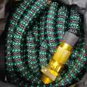 100 ft Flexible Garden Hose with 10 Spray Nozzle-Heavy Duty Superior Strength 96D Material Garden hoses -5-Layer PTE Latex Core - Lightweight Water hoses- Extra Strong Brass Connectors Garden hose