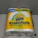 Bounty Essentials Select-A-Size Paper Towels, White, 2 Triple Rolls = 6 Regular Rolls