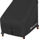 Porch Shield Patio Chair Covers - Waterproof Outdoor Lounge Deep Seat Lawn Chair Cover - 30W x 33D x 34H inch, Black