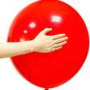 Red Balloons 18 Inch 12 Pack Large Latex Party Balloons Round Helium Balloon for Christmas Wedding Birthday Valentine's Day Engagement Anniversary Festival Party Decorations (Red Balloons 18 inch)
