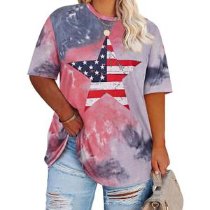 TIYOMI Women Plus Size Tops Basic Summer Shirts Short Sleeve Crewneck Tunics Casual T-Shirt Loose Fits XL-5XL (XXL)