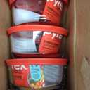 Pyrex 7200 2 Cup Clear Glass Storage Bowl with 7200-PC Red Plastic Lid, Made in USA - 6 Pack Made in the USA