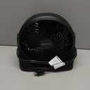 Air Circulator Fan, Desk Fan for Bedroom, Home and Office, With 90-Degree Tilt Head, 3 Speed Settings, Lightweight (3 LBS), 35 Watts, Black, 11.1"W x 6.3"D x 10.9"H