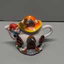 Solar Fairy House Garden Outdoor Statue with Gnome and Squirrel Figurine, Fairy Garden Accessories for Patio, Lawn, Yard & Balcony, Chrismtas Gifts for Mom Grandma