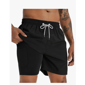 APTRO Men's Swim Trunks with Compression Liner 5 Inch Bathing Suit Beach Swimsuits Size XL