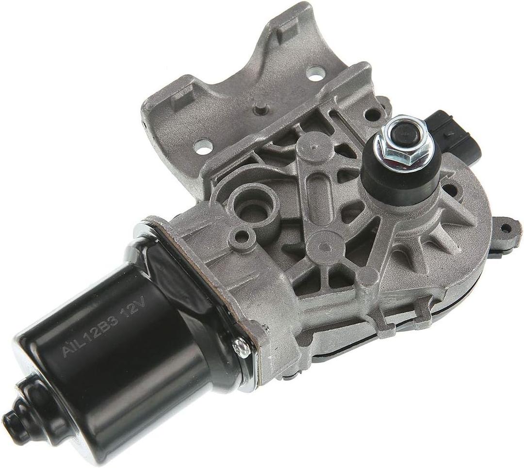 A-Premium Front Windshield Wiper Motor Compatible with Honda Accord 2013 2014 2015 2016 2017, Coupe/Sedan, 4-Pin, Replace# 76505-T2F-A01, 76505-T3V-A01