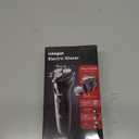 Cordless Electric Razor for Men: 3-in-1 Shaver for Beard/Nose/Sideburns - IPX7 Waterproof Travel Kit (Black