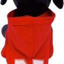 NCAA Nebraska Cornhuskers Collegiate Cotton Lycra Hooded Dog Shirt (X-Large, Red)