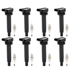Autodevil UF267 Set of 6 Ignition Coil Iridium Spark Plug Fits for 1999-2008 Avalon Camry Sienna Solara Highlander ES300 ES330 RX300 3.0L V6 OE 610-58572, 9091902234, 9008019016
