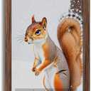 Rustic Walnut 10x20 Frame - Single Frame, 10 x 20 Poster Frame for Artwork, Puzzles, Photos and Movie Posters Picture Frames