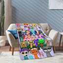 FINENESS SINCE 1988 Gamer Cartoon Blanket for Boys Birthday Throw Blanket for Boys Birthday Gift Home Fleece Throw Blankets for Couch Bed Sofa Gamer Blanket 60"x50"