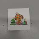 Christmas Ornaments, Dodosky 2.8in Ceramic Hanging Ornament, Xmas Decor, Christmas Tree Ornaments, Xmas Decorations for Tree, Holiday Ornament, Gifts for Flower Lovers, Gifts for Women, Mom, Grandma