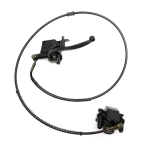 Aynaxcol Left Hydraulic Brake Master Caliper Rear Hand Hydraulic Disc Brake Assembly Replacement for 50cc 90cc 110ccc 125cc Chinese Taotao Roketa Sunl GoKart Dune Buggy Quad ATV Dirt Mini Bike