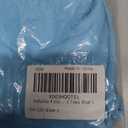Women's Long Sleeve Crop Top Fitted Basic Tee Underscrub Y2K Shirt (Blue, L)