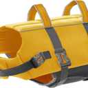 Outward Hound Granby Splash Dog Life Jacket, High-Buoyancy Dog Life Vest for Swimming, Boating, and Water Safety, Medium, Yellow (Medium (Chest Girth: 21"-27"))