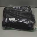 KOZYFLY Washable Runner Rug 2x6 Ft Runners for Hallways Non Slip Kitchen Runner Rugs Braided Cotton Entryway Runner Indoor, Carpet Runners for Hallway Kitchen Entryway Bedroom, Black