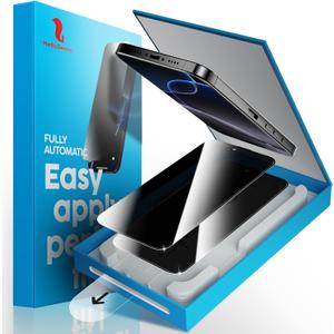 2 Pack Screen Protector for iPhone 16 Pro Max , Military Grade Shatterproof HD Tempered Glass Film, Anti Spy, Anti Glare &Blue Light, Durable and Bubble Free, Ultra Resistant, Full Coverage, Case Friendly, Easy Installation with auto-align Tray, [6.9 inch] (Privacy)