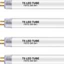 12 Inch F8T5/CW LED Replacement Bulbs, 4100K Cool White, T5 LED 5 Watts Replace Fluorescent Bulb with LED, Replacement Tube for Counter and Cabinet Fixture, 4 Pack