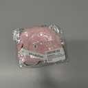 Women's Lace Bralettes Triangle Wireless Bras with Adjustable Straps V Neck Soft Unpadded Multicolors-Petite (Pink, S)